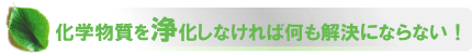 体内の化学物質を除去