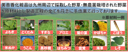 合成界面活性剤無添加の自然派化粧品
